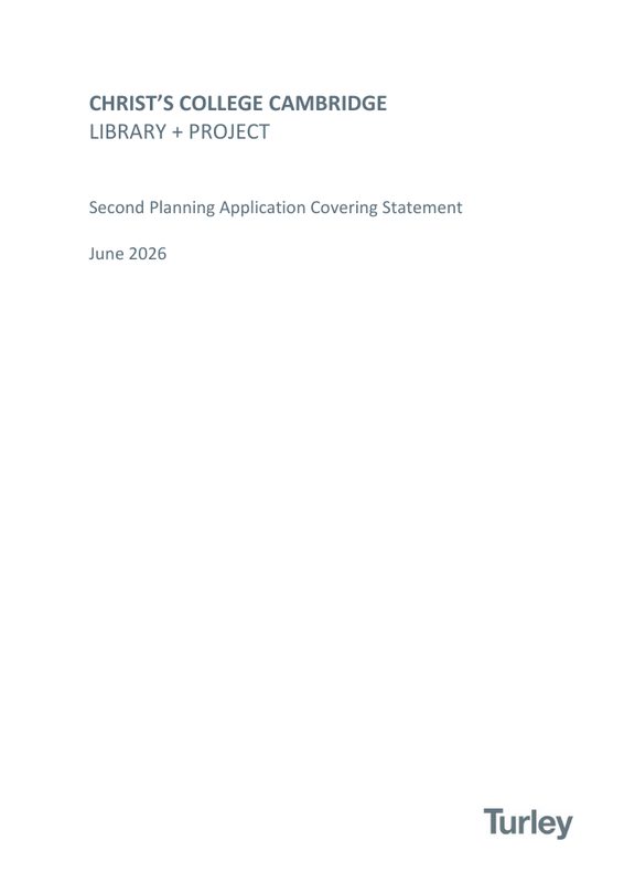 Preview of Second Application — Covering Statement